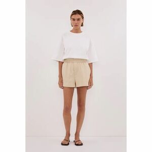 DISSH FRANKIE OAT TWEED ELASTIC SHORT, size 4, NWT